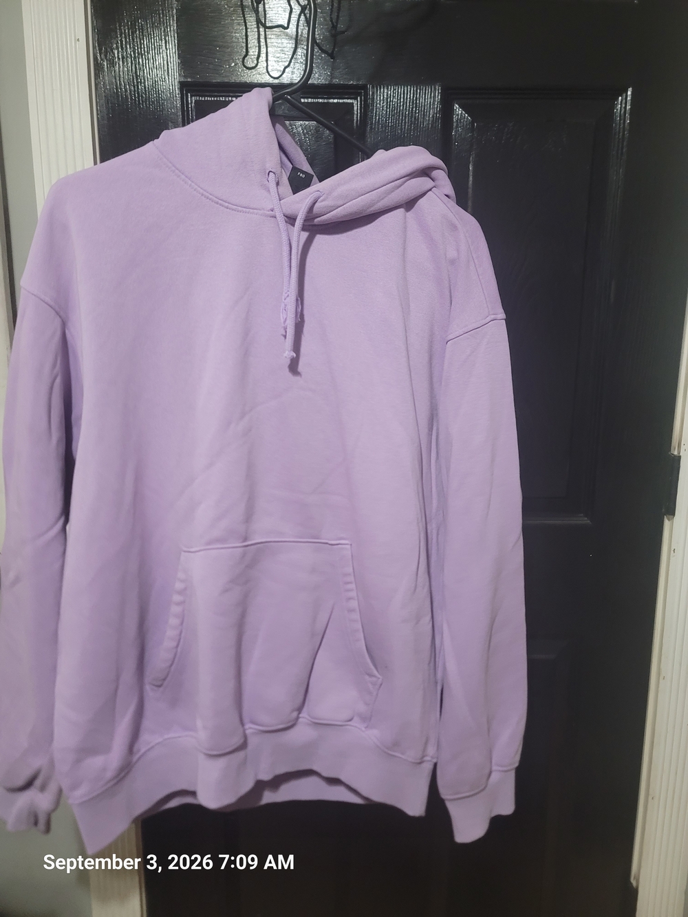 H&M Lilac Crewneck Hoodie for Men